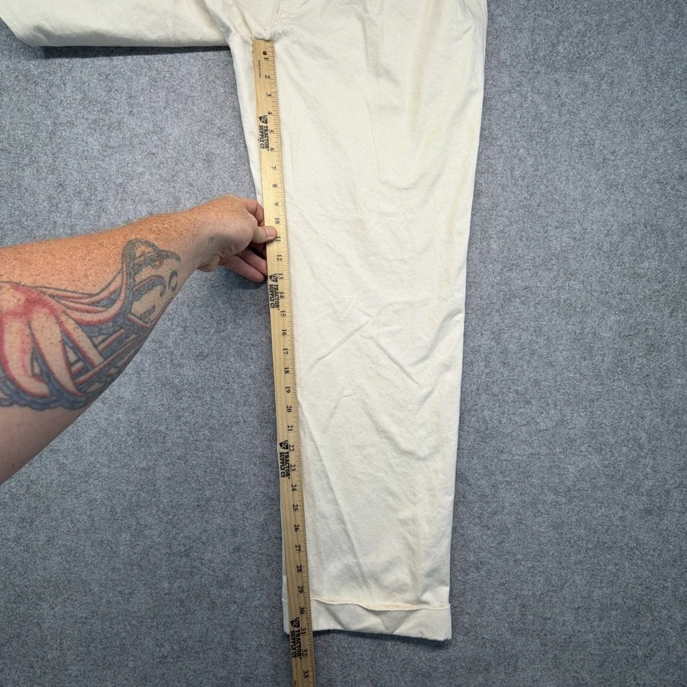 Vtg Polo Ralph Lauren Pants Mens 36x32 (Fits 34x31) Beige Hammond Pleated Chino